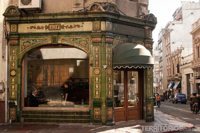 Café em Montevideo, no Uruguai