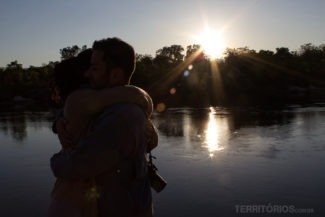 Nascer do sol no Rio Novo, Jalapão - Brasil