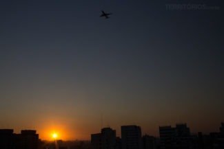Pôr do Sol na zona oeste de São Paulo - Brasil