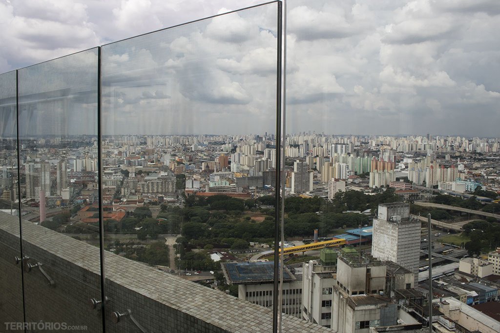 Vista do ponto mais alto do centro de São Paulo