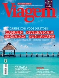 Artigo sobre Barbados na capa da Viagem e Turismo