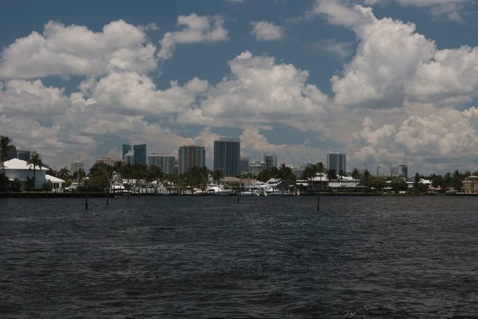 Fort Lauderdale vista do rio New River