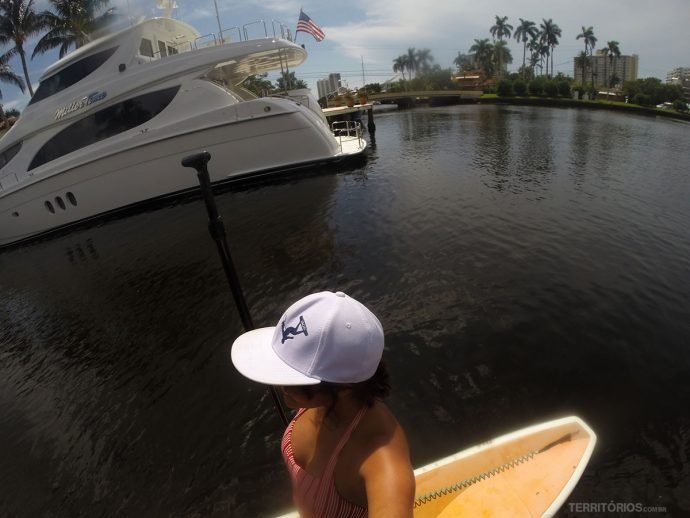 Stand up Paddle nos canais de Fort Lauderdale