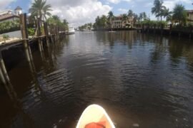 SUP nos canais de Fort Lauderdale