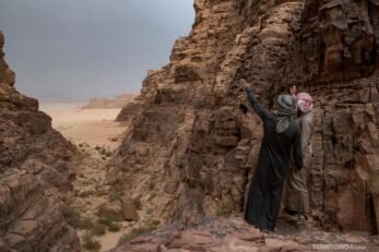 Wadi Rum com beduínos