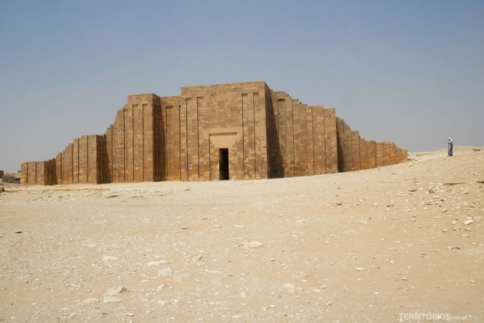 Entrada do complexo Imhotep e Saqqara