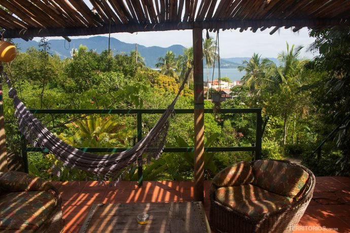 Vista do Hostel da Vila