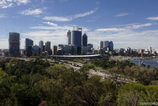 Vista para City do Kings Park, em Perth