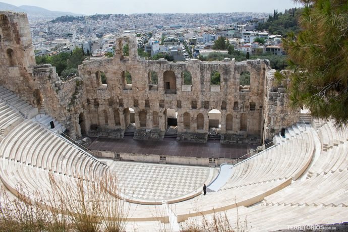 Odeão de Herodes Ático (século II d.C), teatro 