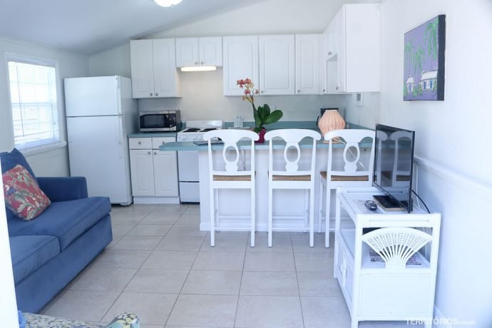 Cozinha completa na cabana