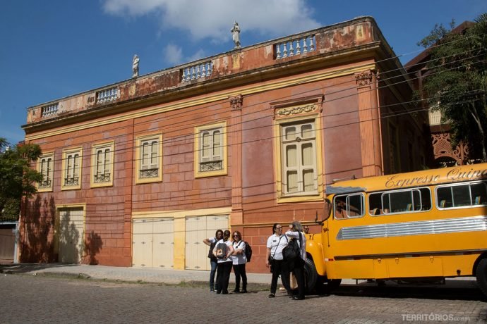 O prédio do Museu do Doce é patrimônio cultural do Brasil. Um edifício de arquitetura eclética, do século XIX.