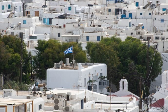 Telhados de Mykonos
