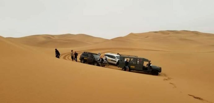 Tour 4x4 no deserto da Namíbia
