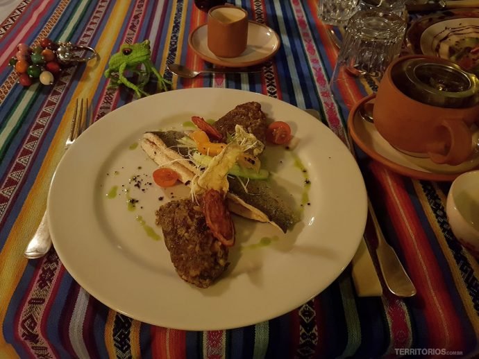 Truta assada é uma das minhas comida peruana preferida