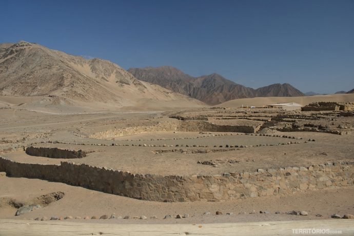 Anfiteatro em Caral, Peru