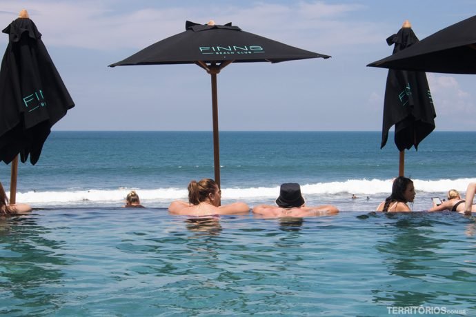 O que fazer em Bali: clube de praia