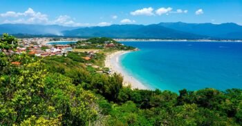 Praia da Pinheiro, na Palhoça