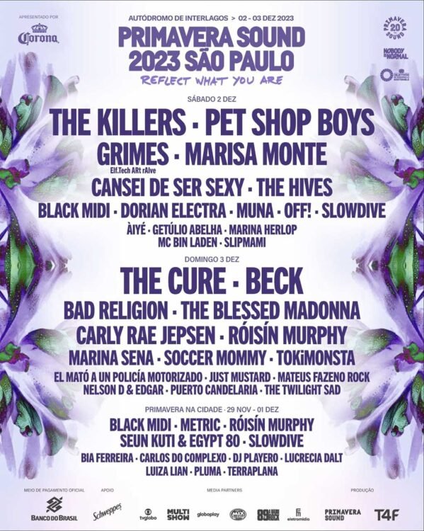 Cartaz Primavera Sound Brasil