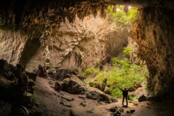 Rod Livre em Caverna Teminina