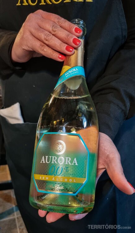 Garrafa de espumante