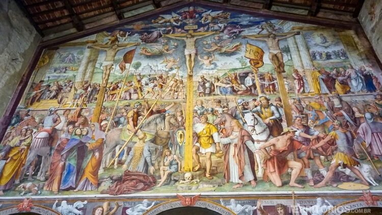 Afresco renascentista em igreja de Lugano