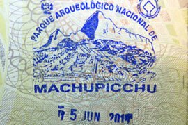 Cuidados ao carimbar o seu passaporte! Carimbo de Machu Picchu