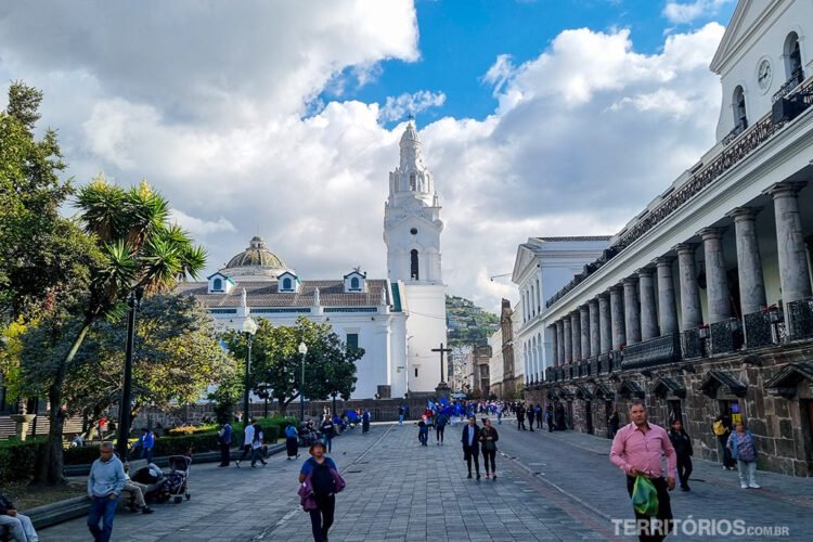 Plaza Grande, Catedral de Quito e Palácio de Carondelet