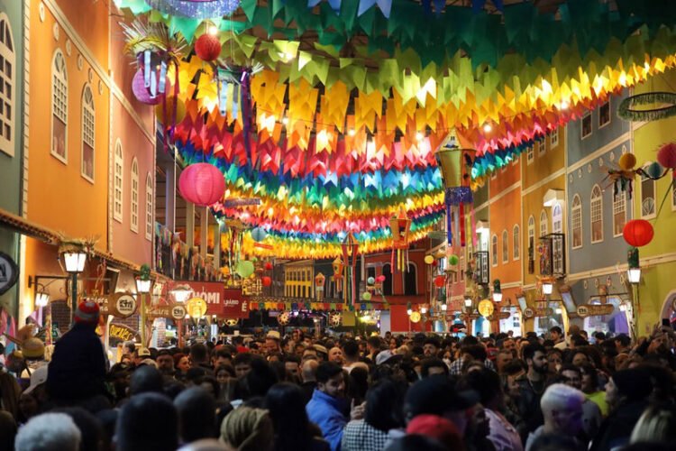 Festa junina em São Paulo em junho e julho