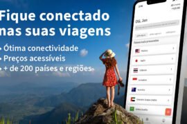 eSIM mais barato e suas vantagens Propaganda eSIM Airalo