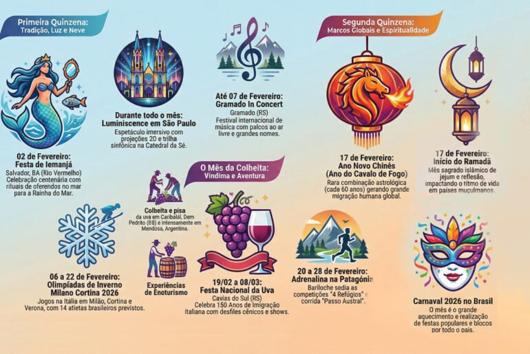 Resumo agenda de fevereiro