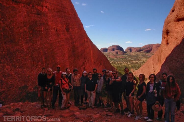 Walpa Gorge Walk é um dos passeios relacionado ao turismo aborígene