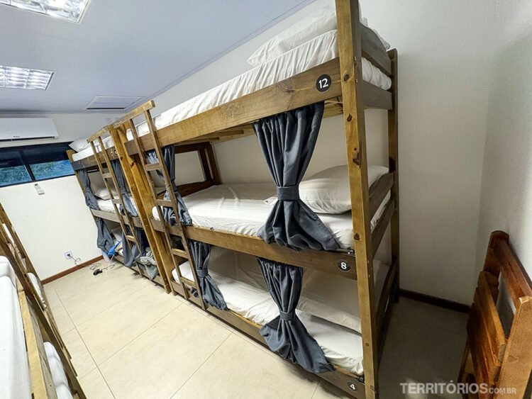 Beliche no Smart Hostel