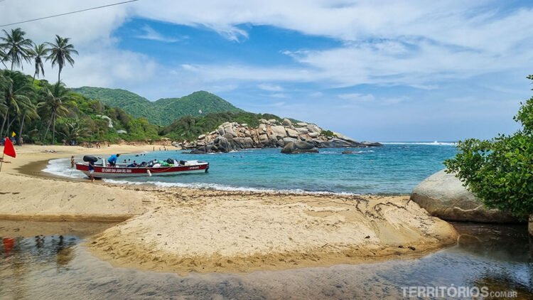 Cabo San Juan del Guia, no Parque Tayrona